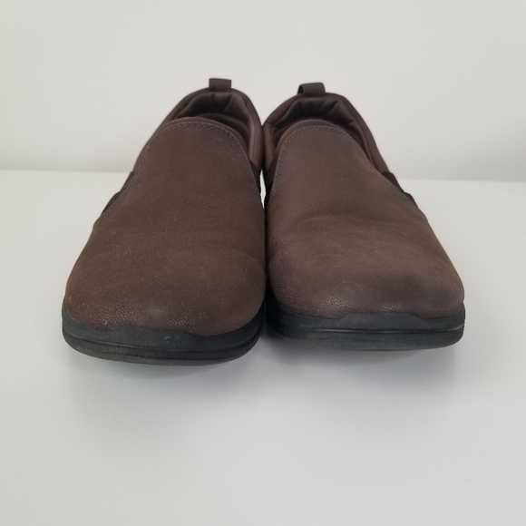 Clarks Breeze Bali Brown Slip On Loafers Size 7 Comfort - Picture 8 of 10